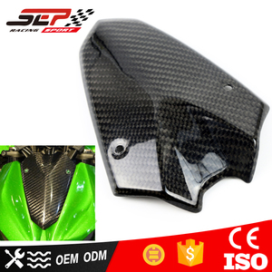 Para Kawasaki Z1000 Superior de Fibra de Carbono Cubierta Del Panel Cowl Faro Carenado - Product Image 1