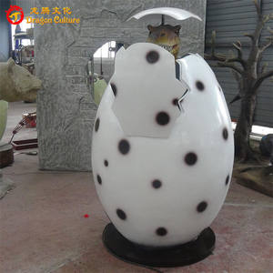 Modello artificiale su misura dell'uovo di <span class=keywords><strong>Dino</strong></span> del dinosauro animatronico dell'attrezzatura del parco per il parco giurassico di divertimento - Product Image 5