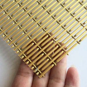 Rete Architettonica XY-6010 in Alluminio Anodizzato Colore Oro - Product Image 1