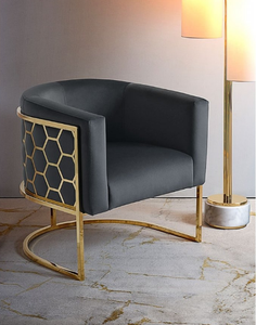 Ziye — <span class=keywords><strong>chaise</strong></span> de salon <span class=keywords><strong>en</strong></span> forme de <span class=keywords><strong>nid</strong></span> <span class=keywords><strong>d</strong></span>'<span class=keywords><strong>abeille</strong></span> <span class=keywords><strong>en</strong></span> acier inoxydable, siège complet, de luxe, pour hôtel, café, maison, 2022 - Product Image 6