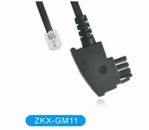 Adsl dsl cabo de modem rj11, cabo de soquete para telefone/conector de conversor de fio