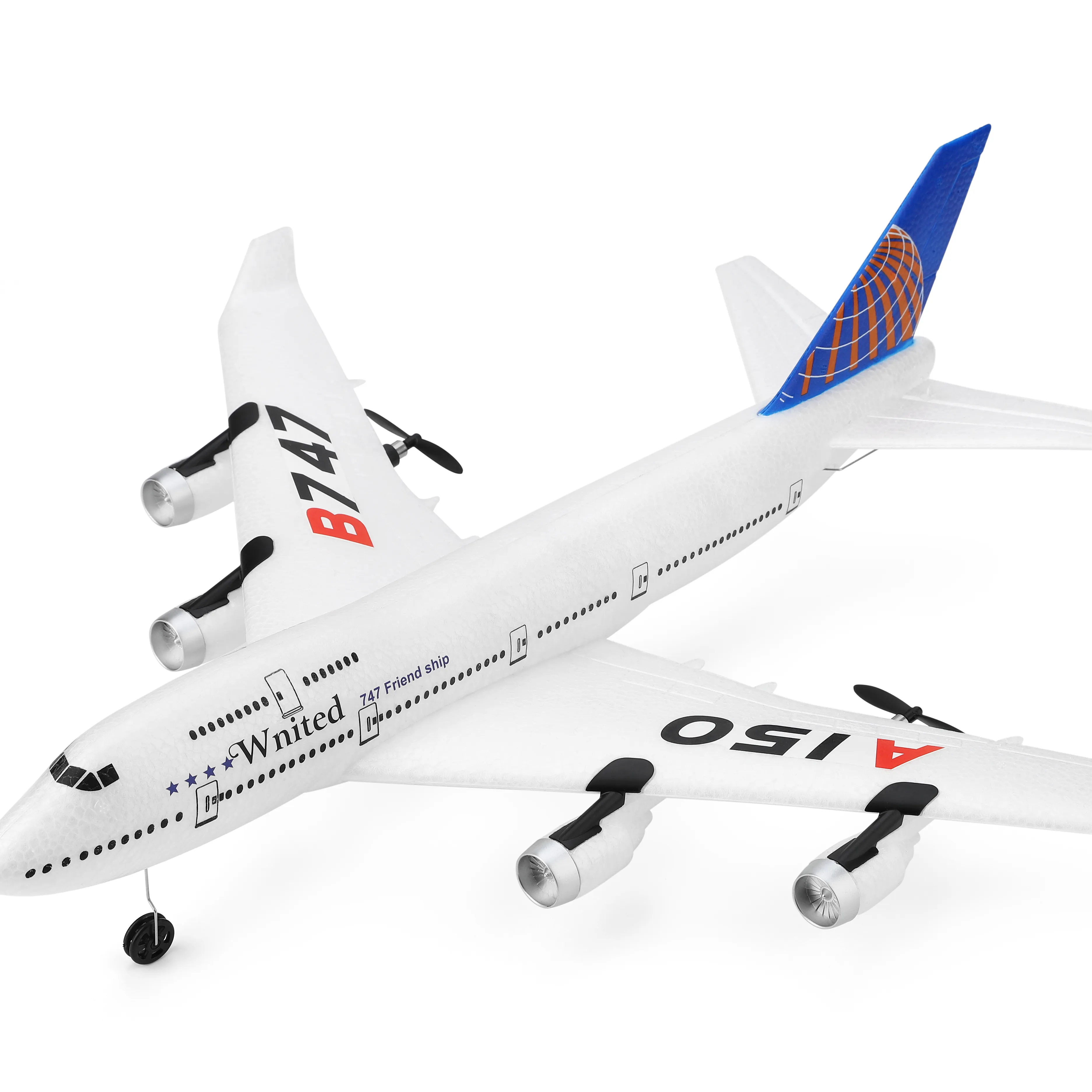 WLTOYS A150-Boeing-B747 2.4G 3CH Flying Radio Control Airplane Toys RC Model for Sale