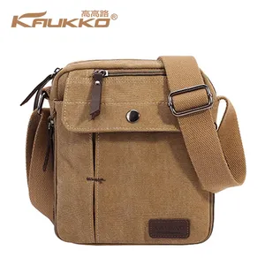 Canvas Men's Bag Shoulder Diagonal Bag Men's Handbag Multi-Pocket Messenger Bag