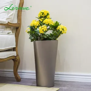 Classic indoor outdoor triangle pots & stylish home decor & hydroponic planting flower pots plastic material