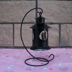 Farol de Metal para Velas de Novios, Portavelas de Cristal para <span class=keywords><strong>Bodas</strong></span> - Product Image 2