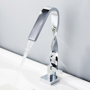 Fapully alta calidad cromada cascada de latón lavado <span class=keywords><strong>lavabo</strong></span> <span class=keywords><strong>grifo</strong></span> para Baño - Product Image 3