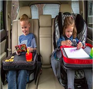 Plegable del asiento trasero del coche organizador para niños bebé comer aprendizaje - Product Image 5