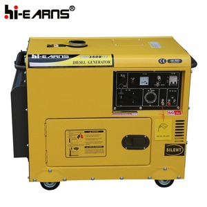 3KW 60HZ 110V 220V Silentディーゼル発電機