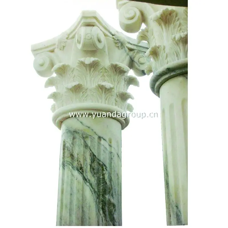 China leverancier bouwmaterialen decoratie romeinse vierkante steen pijler ontwerp