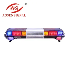 TBD-GA-3000L Truck RC Car Led Roof Mount Colour Warning Light Bar With Siren Speaker