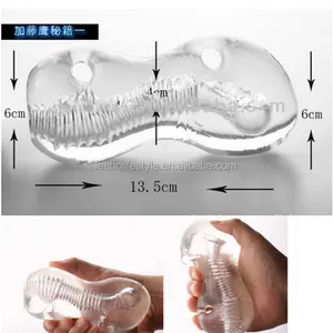 남자를위한 섹스 토이 클리어 샷 진주 자위대 남성 자위 컵 남근 지연 트레이너