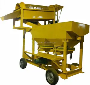 Mobile Diamond Wash Plant Portable Diamond Washing Trommel Drum Scrubber Washer