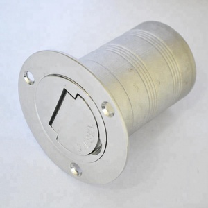 Convés do barco de Preenchimento/Filler Cap Keyless ÁGUA/GÁS/COMBUSTÍVEL/DIESEL/RESÍDUOS Marinhos Aço Inoxidável 316 - Product Image 4