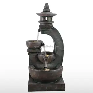 Zen Garten wasser brunnen mit Sand