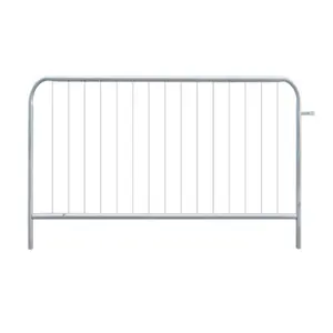 Security temporary Hire Safety Barriers / metal Safety Barriers for hire