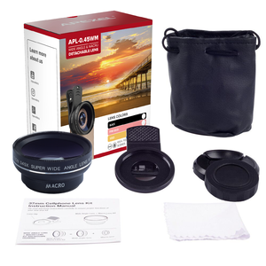 Apexel Clip-On 2 Trong 1 Chuyên Nghiệp Điện Thoại Thông Minh Điện Thoại Di Động Máy Ảnh Hình Ảnh Kỹ Thuật Số Quang Học Ống Kính Góc Rộng - Product Image 6