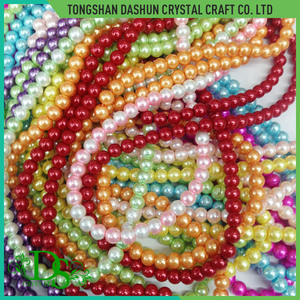 High Quality Factory <strong>Direct</strong> <strong>Beads</strong> String Imitation Glass Pearl <strong>Beads</strong> Yiwu - Product Image 5