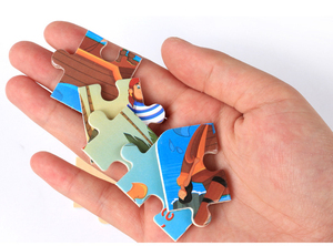 Juguete educativo de madera Montessori para niños, rompecabezas de madera, rompecabezas, rompecabezas, 20 piezas - Product Image 6
