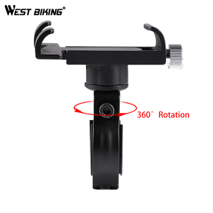 WEST BIKING Support de téléphone portable <span class=keywords><strong>pour</strong></span> vélo Antidérapant <span class=keywords><strong>pour</strong></span> iPhone Support de moto GPS Support universel <span class=keywords><strong>pour</strong></span> téléphone portable de vélo - Product Image 5