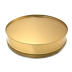 Round Tin Box Round Customized Full Embossed Metal Cookies Tin Box