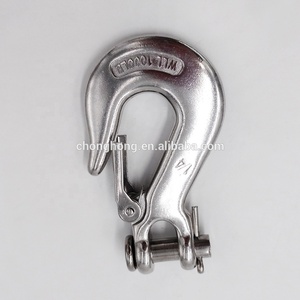 Hoa Kỳ Loại Móc 5/16 "Thép Không Gỉ AISI304/316 Clevis Trượt Móc Với An Toàn Chốt Gian Lận Phụ Kiện Phần Cứng Crane Hook - Product Image 3