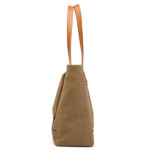Bolso grande de compras de lona de algodón para mujer - Product Image 3