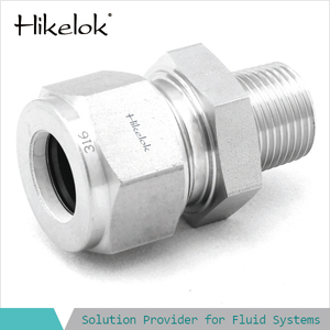 Raccords à compression de <span class=keywords><strong>type</strong></span> Swagelok, connecteur à double ferrule pour tube OD, raccord en T pour lignes d'instruments haute pression - Product Image 6