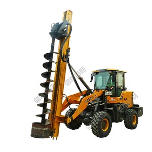 Factory Direct <strong>Sales</strong> Truck Mounted <strong>Telegraph</strong> <strong>Pole</strong> Digger Helical Pile Driver - Product Image 3