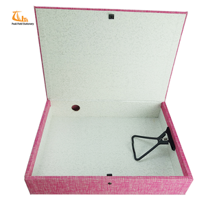 Hộp Đựng Tập Tin Vải Màu Đỏ A4 Sản Phẩm Mới 2018 - Product Image 4