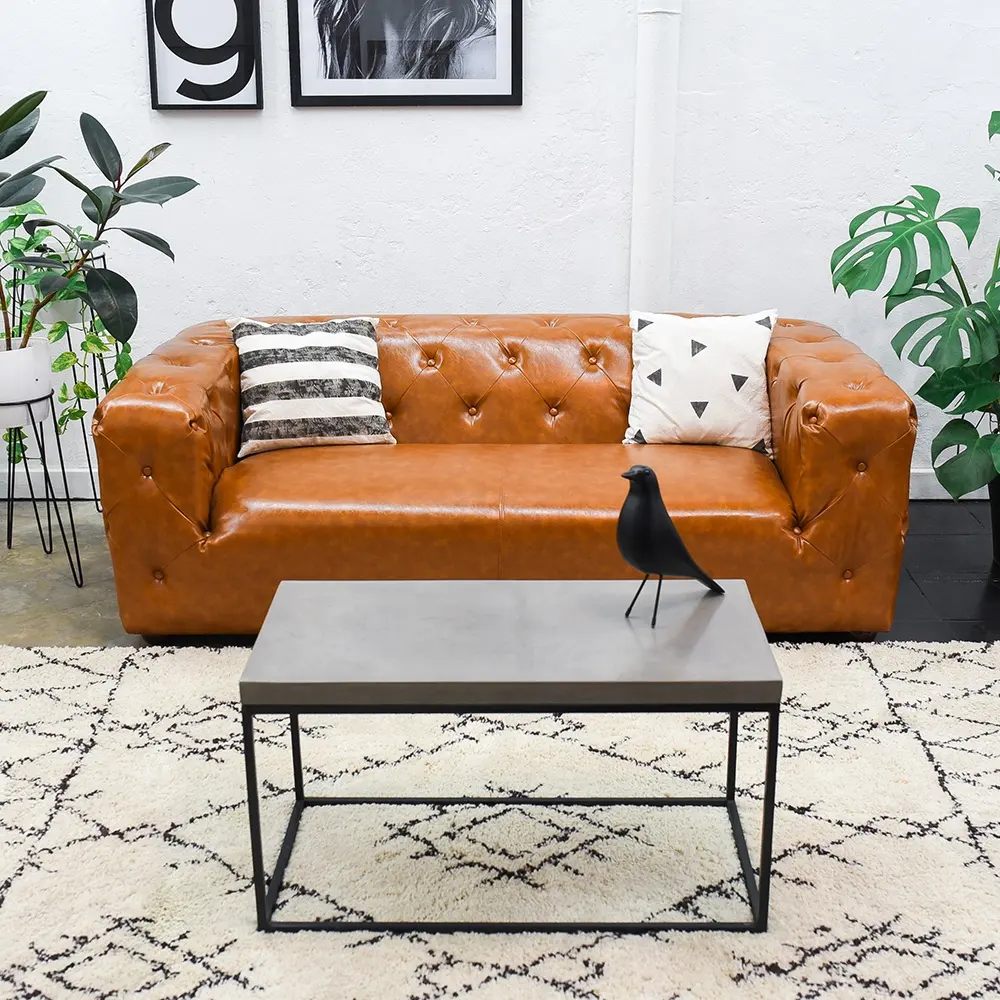 Новейший дизайн, набор кожаных диванов для гостиной по заводской цене