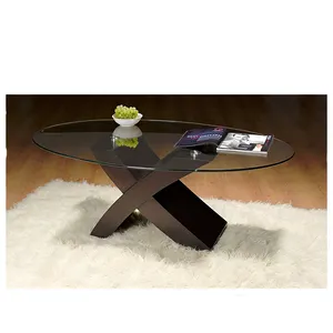 मनोरंजन सेंटर टेबल/सस्ते फैंसी ग्लास कॉफी टेबल/इतालवी डिजाइन कॉफी टेबल