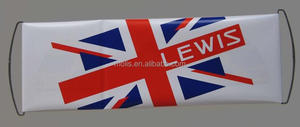 Alta calidad PET impresión personalizada fútbol Bandera de desplazamiento - Product Image 3