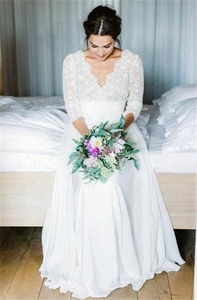 Vintage Lace Chiffon Beach Style <strong>Turkish</strong> Online Store New Party <strong>Maxi</strong> <strong>Dresses</strong> for Bridal - Product Image 5