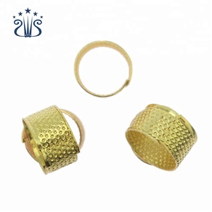 Herramienta <span class=keywords><strong>de</strong></span> costura para <span class=keywords><strong>el</strong></span> hogar, <span class=keywords><strong>dedal</strong></span> <span class=keywords><strong>de</strong></span> cobre dorado a la venta - Product Image 3
