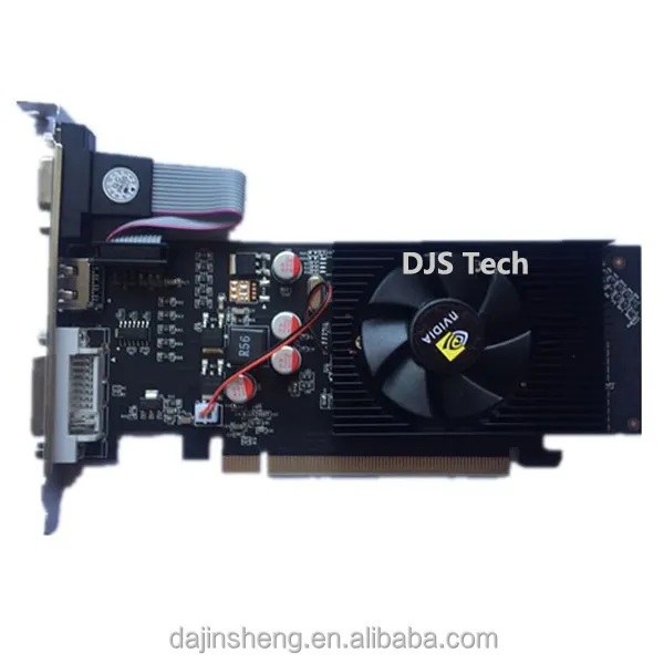 זול Ge GF 610 LP גרפי כרטיסי DDR2 1GB 64BIT וידאו כרטיסים