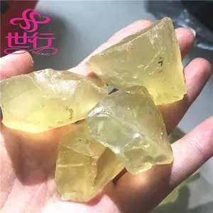 Wholesale natural material citrine rough stone raw semiprecious stone for art collectible