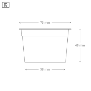 Vasos Desechables para Salsas A140, 4oz/140ml, Transparentes, Material PP - Product Image 1
