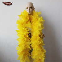 Boa en plumes de dinde noir, 200 grammes, 1 pièce, bon marché, décoration tissu pour spectacle de danse, vente en gros