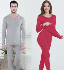 Ensemble de sous-vêtements thermiques respirants, anti-bactériens et à séchage rapide pour hommes, parfaits pour l'hiver - Product Image 2
