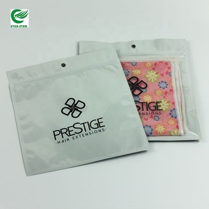 Embalaje de plástico para extensiones de cabello con cremallera, nuevo estilo, personalizado - Product Image 5