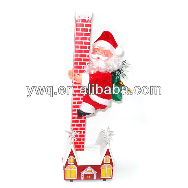 Sleeping Santa Holiday Living santa outdoor climbing ladder santa claus