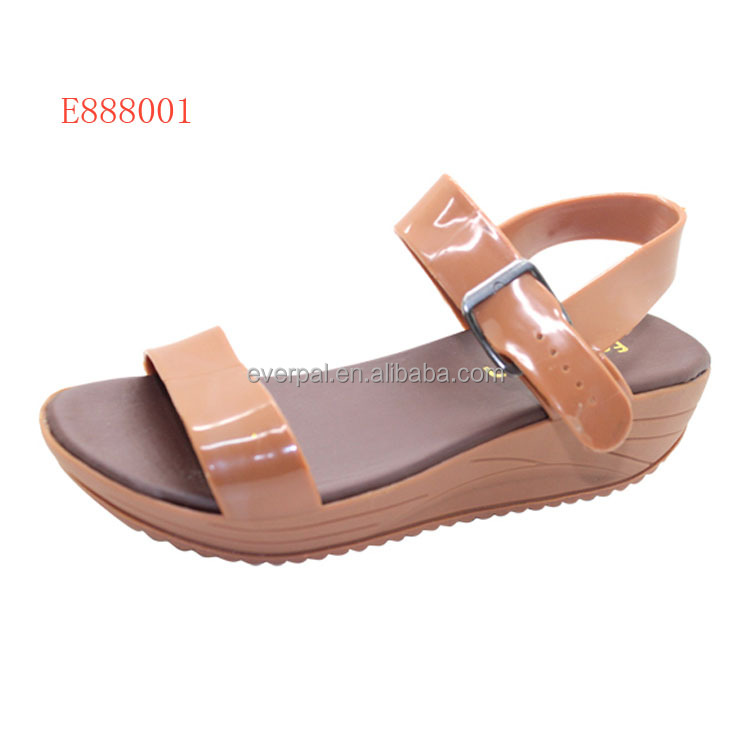 Girls Summer Autumn Open Toe Wedge