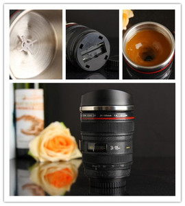Regalo Promocional de navidad 2016 Lente de la Cámara Creativa <span class=keywords><strong>Auto</strong></span> Agitar Taza de Café Doble Pared - Product Image 1