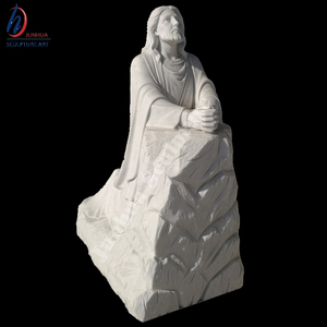 Scultura in Marmo Intagliato della Croce di Gesù Crocifisso Religioso - Product Image 4