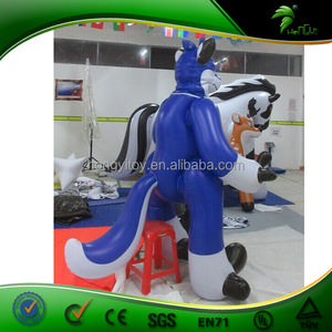 Blu Vestito Cane Gonfiabile Gonfiabili Giocattoli Animali Costume Del Partito Del Fumetto Promozione Modellazione Abbigliamento - Product Image 3