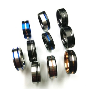 Bague en tungstène pour hommes, bijoux à la mode, style occidental, en acier inoxydable 316L, modèles, 2019