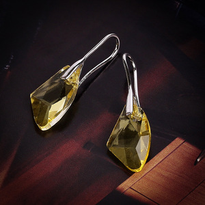 Boucles d'oreilles pour femmes NEULRY, nouvelles, personnalisées, en <span class=keywords><strong>pierre</strong></span> de cristal naturelle, gouttelettes d'eau - Product Image 2