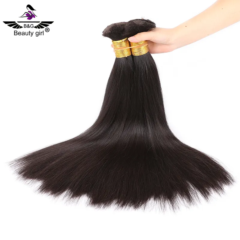 Guangzhou Wholesale Market 24 Inch 100% Indian Human Hair Bulk horse hair