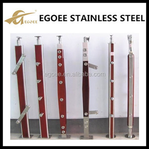 Nuevos diseños 316/201/304 escaleras <span class=keywords><strong>balaustre</strong></span> de <span class=keywords><strong>madera</strong></span> precio, <span class=keywords><strong>balaustre</strong></span> de vidrio para escalera - Product Image 2