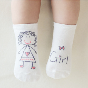 Calzini del <span class=keywords><strong>bambino</strong></span> Del Fumetto Asimmetrico Della Ragazza del Ragazzo Del <span class=keywords><strong>Bambino</strong></span> Calzini del Pavimento <span class=keywords><strong>Antiscivolo</strong></span> Calzini Del Cotone Dei Bambini - Product Image 2
